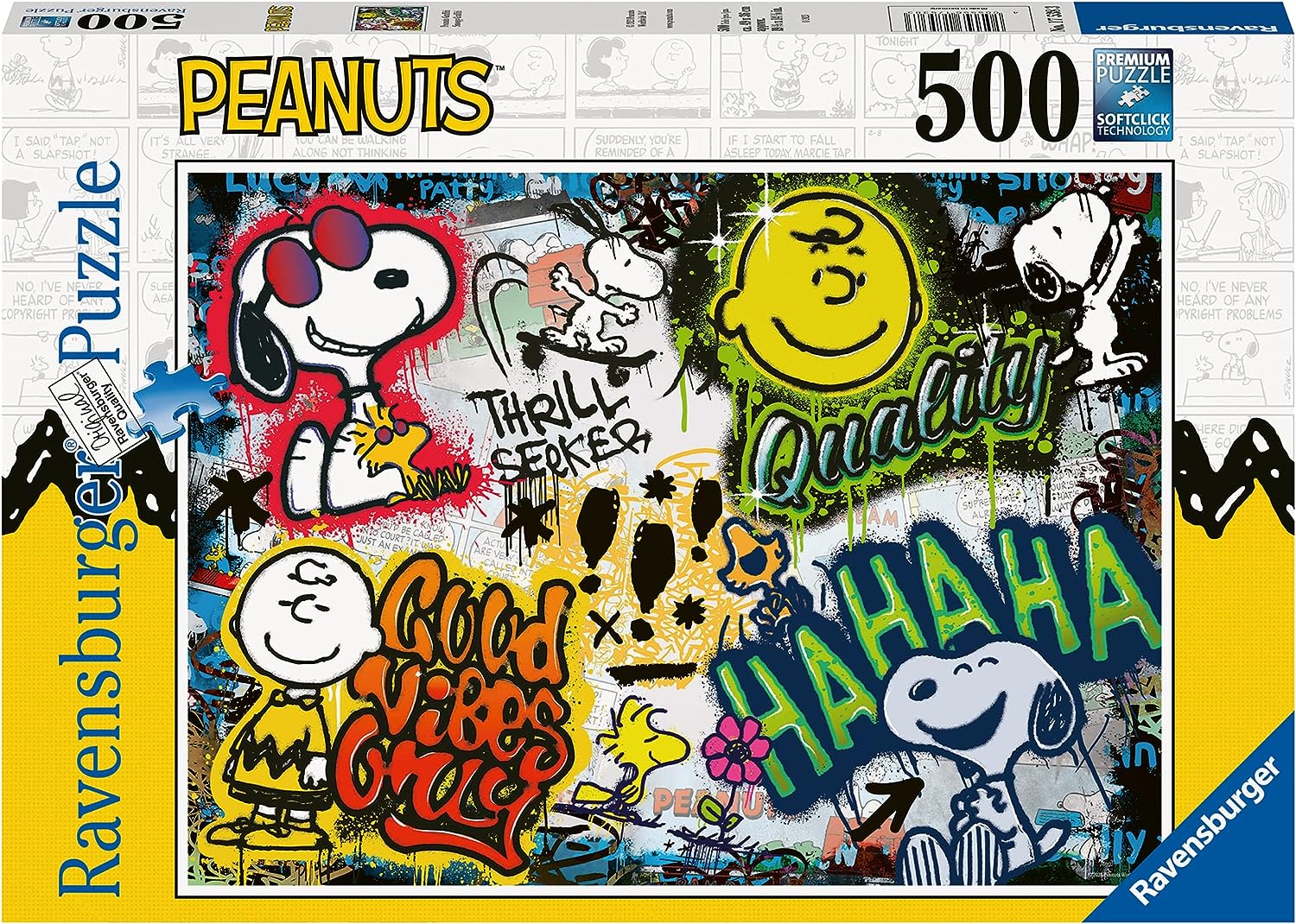 Ravensburger Peanuts Graffiti 500 Piece Puzzle image 0